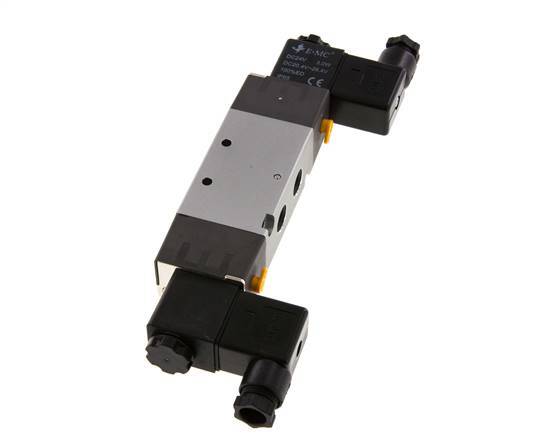 5/2 G1/4'' Bistabiles Magnetventil 24V AC 1,5-8bar/21,0-112psi E.MC