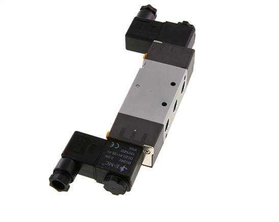 5/2 G1/4'' Bistabiles Magnetventil 24V AC 1,5-8bar/21,0-112psi E.MC