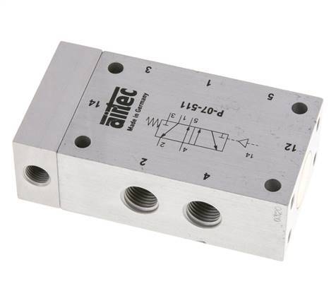 5/2 G1/4'' Luftsteuerventil 0-10bar/0-140psi Airtec