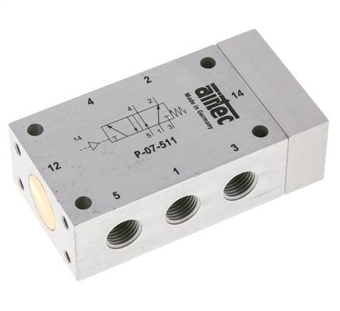 5/2 G1/4'' Luftsteuerventil 0-10bar/0-140psi Airtec