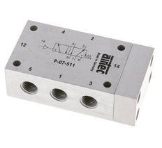 5/2 G1/4'' Luftsteuerventil 0-10bar/0-140psi Airtec