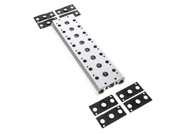 Verteiler 8-Stationen E.MC 5/2 5/3-fach