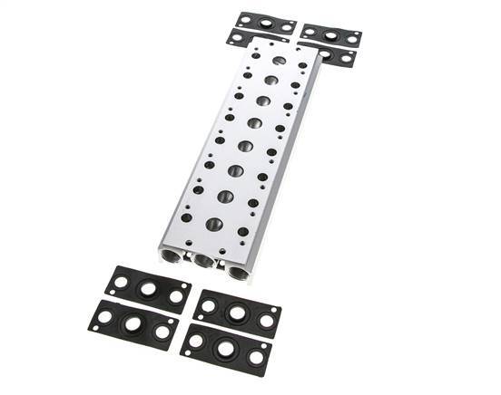 Verteiler 8-Stationen E.MC 5/2 5/3-fach