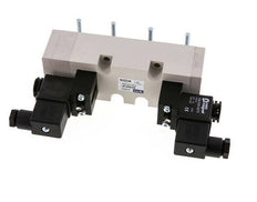 5/3 ISO 5599-2 Auspuff Zentrum Magnetventil 24V DC 2-10bar/28-140psi YPC