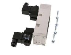 5/3 ISO 5599-2 Auspuff Zentrum Magnetventil 24V DC 2-10bar/28-140psi YPC