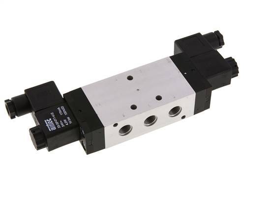 5/3 G1/4'' Auspuff-Mittelmagnetventil 230V AC 3-10bar/42-140psi Airtec