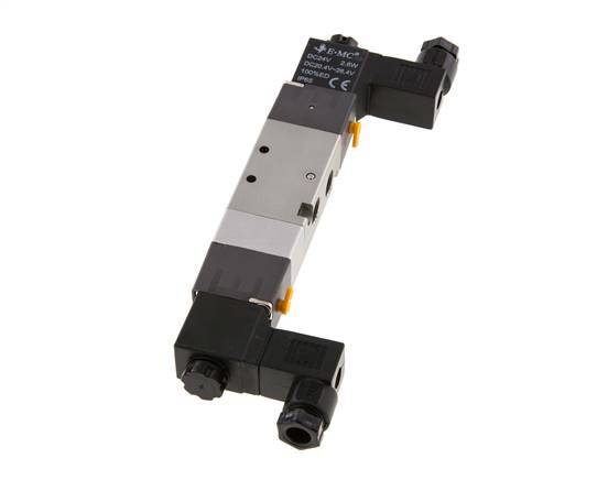 5/3 G1/8'' Center Closed Magnetventil 230V AC 1.5-8bar/21.0-112psi E.MC