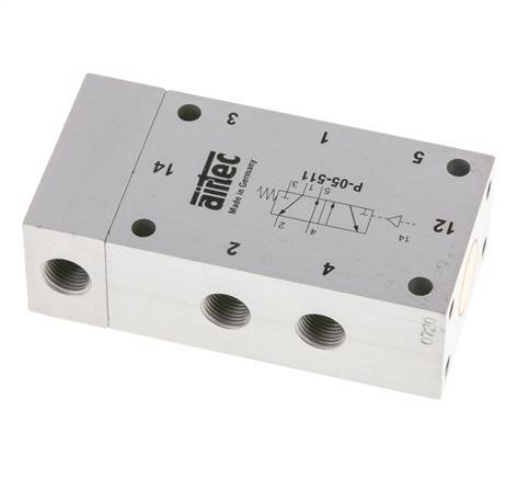 5/2 G1/8'' Luftsteuerventil ATEX 0-10bar/0-140psi Airtec