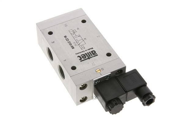 3/2 G1/2'' NO Solenoid Valve 115V AC 1-10bar/14-140psi Airtec
