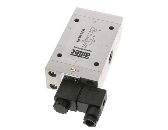 3/2 G1/2'' NO Solenoid Valve 115V AC 1-10bar/14-140psi Airtec