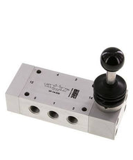 5/3 G1/4'' Center Closed Handhebelventil 0-12bar/0-168psi Airtec