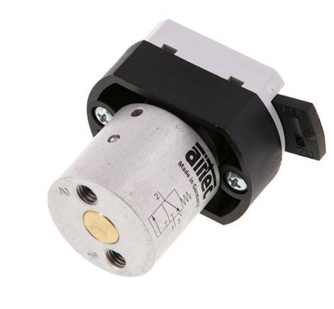 3/2 M5 Gehäuse für Knopfventil 0-12bar/0-168psi 22.5mm Airtec