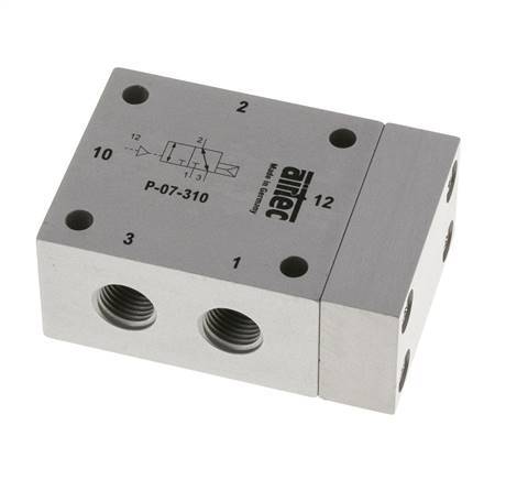 3/2 G1/4'' (G1/8'') Luftsteuerventil 1,5-10bar/21,0-140psi Airtec