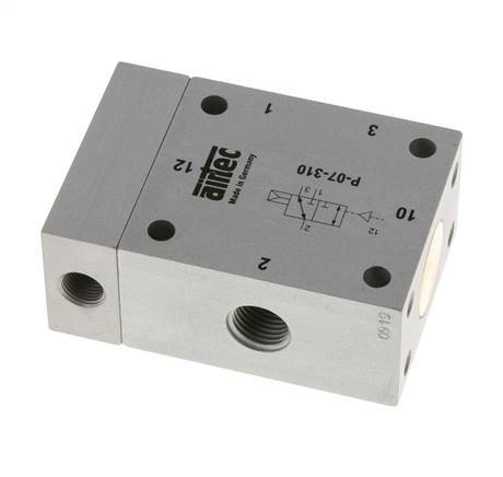 3/2 G1/4'' (G1/8'') Luftsteuerventil 1,5-10bar/21,0-140psi Airtec
