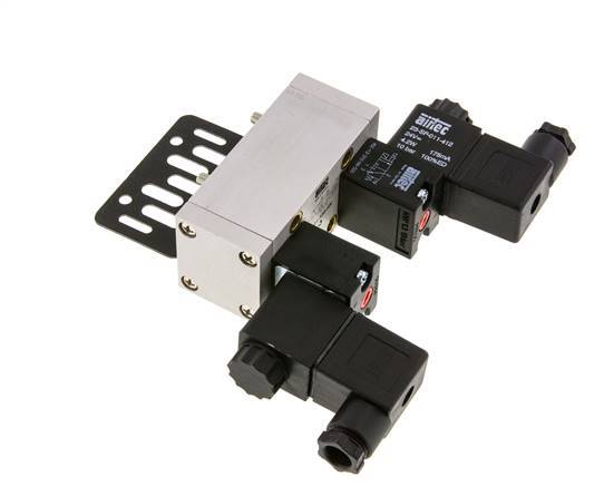 5/2 ISO 5599-1 Bistabiles Magnetventil 24V AC 2-10bar/28-140psi Airtec