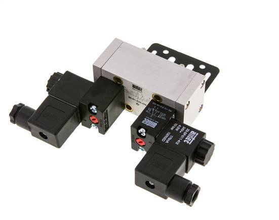 5/2 ISO 5599-1 Bistabiles Magnetventil 24V AC 2-10bar/28-140psi Airtec