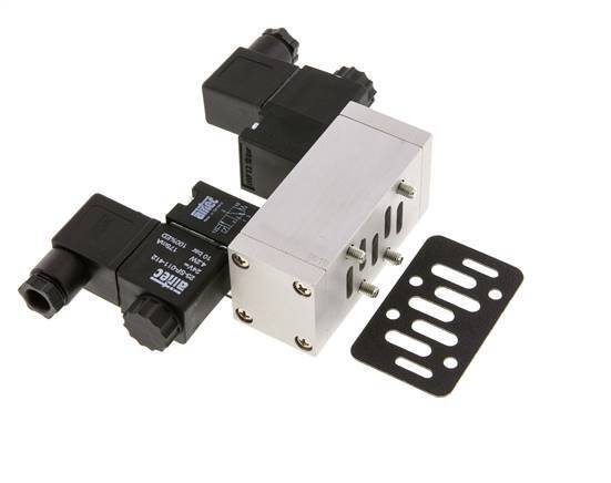 5/2 ISO 5599-1 Bistabiles Magnetventil 24V AC 2-10bar/28-140psi Airtec