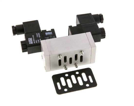 5/2 ISO 5599-1 Bistabiles Magnetventil 24V AC 2-10bar/28-140psi Airtec