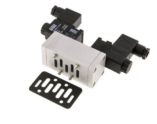 5/2 ISO 5599-1 Bistabiles Magnetventil 24V AC 2-10bar/28-140psi Airtec