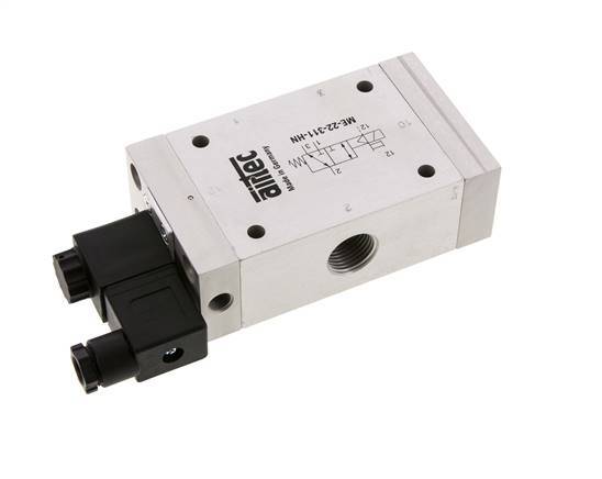 3/2 G1/2'' (G1/8'') Solenoid Valve External Pilot 115V AC 0-10bar/0-140psi Airtec