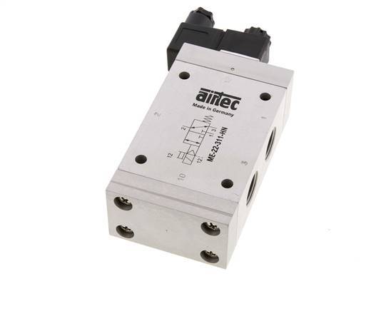 3/2 G1/2'' (G1/8'') Solenoid Valve External Pilot 115V AC 0-10bar/0-140psi Airtec