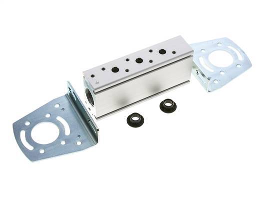 2xG1/2'' Manifold 3-Station Festo 8026220 VABM-B10-25-G12-3-P53