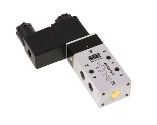 5/2 G1/8'' Magnetventil 230V AC 2,5-10bar/35,0-140psi Airtec