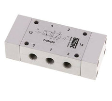 5/2 G1/8'' Bistabiles Luftsteuerventil 0-10bar/0-140psi Airtec