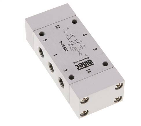 5/2 G1/8'' Bistabiles Luftsteuerventil 0-10bar/0-140psi Airtec