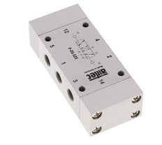5/2 G1/8'' Bistabiles Luftsteuerventil 0-10bar/0-140psi Airtec