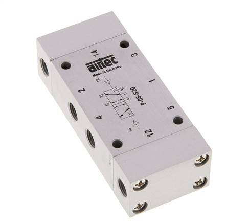 5/2 G1/8'' Bistabiles Luftsteuerventil 0-10bar/0-140psi Airtec