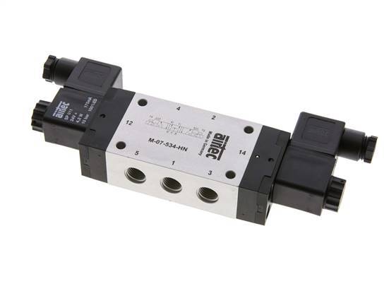5/3 G1/4'' Druckmittel-Magnetventil 230V AC 3-8bar/42-112psi Airtec