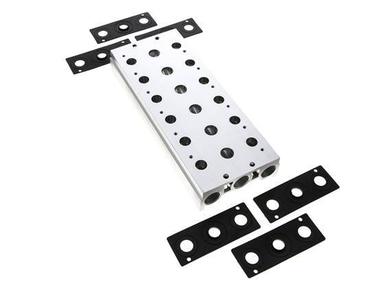 Verteiler 6-Stationen E.MC 5/2 5/3-fach