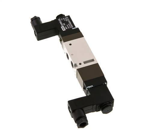 5/3 G1/8'' Center Closed Magnetventil 12V DC 2-10bar/28-140psi YPC