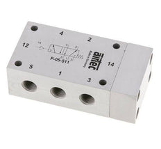 5/2 G1/8'' Luftsteuerventil 0-10bar/0-140psi Airtec
