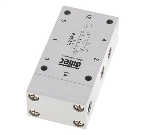 5/2 G1/8'' Luftsteuerventil 0-10bar/0-140psi Airtec