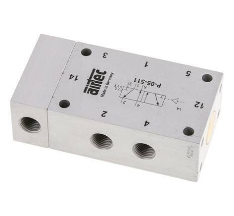 5/2 G1/8'' Luftsteuerventil 0-10bar/0-140psi Airtec