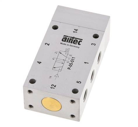 5/2 G1/8'' Luftsteuerventil 0-10bar/0-140psi Airtec