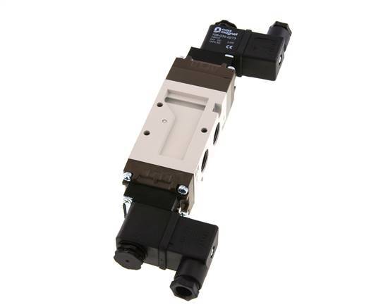 5/3 G3/8'' Center Closed Magnetventil 115V AC 2-10bar/28-140psi YPC