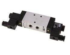 5/3 G1/4'' Druck-Center-Magnetventil 24V DC 3-10bar/42-140psi Airtec