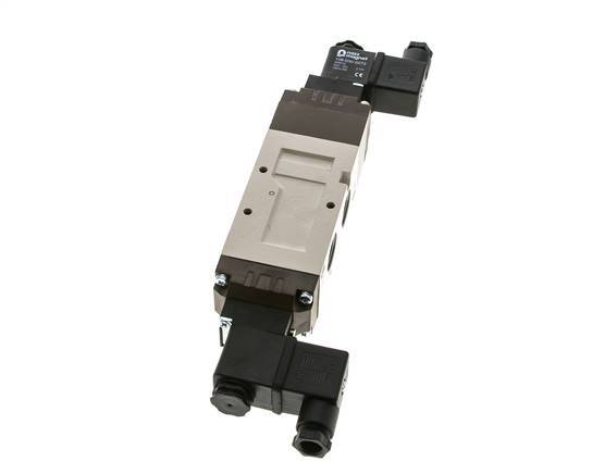 5/3 G1/2'' Auspuff-Mittelmagnetventil 24V DC 2-10bar/28-140psi YPC
