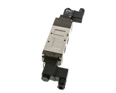 5/3 G1/2'' Auspuff-Mittelmagnetventil 24V DC 2-10bar/28-140psi YPC