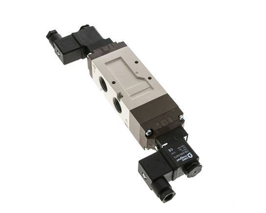 5/3 G1/2'' Auspuff-Mittelmagnetventil 24V DC 2-10bar/28-140psi YPC