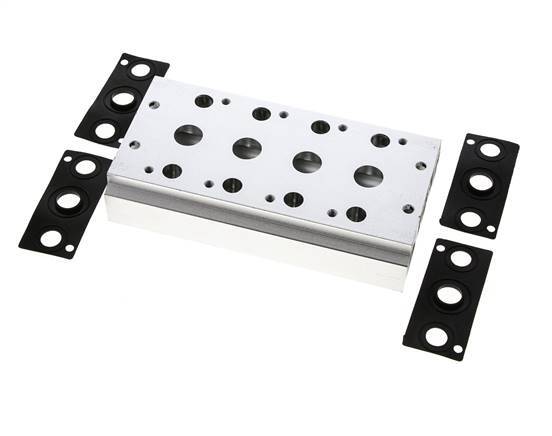 Verteiler 4-Stationen E.MC 5/2 5/3-fach