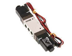 5/2 G1/8'' Bistabiles Magnetventil 24V DC 1,5-10bar/21,0-140psi 2-poliger Stecker YPC
