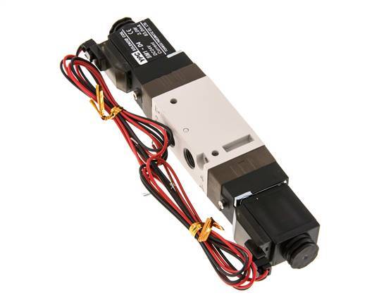 5/2 G1/8'' Bistabiles Magnetventil 24V DC 1,5-10bar/21,0-140psi 2-poliger Stecker YPC