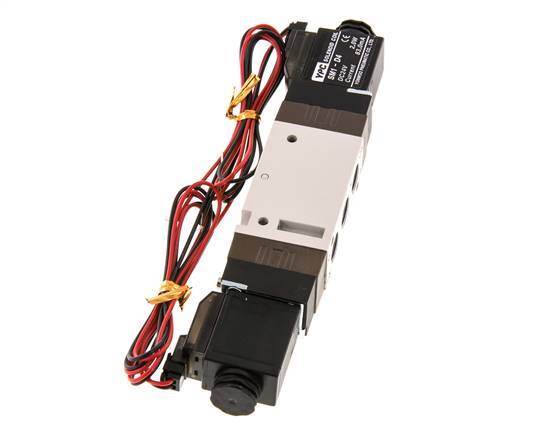 5/2 G1/8'' Bistabiles Magnetventil 24V DC 1,5-10bar/21,0-140psi 2-poliger Stecker YPC