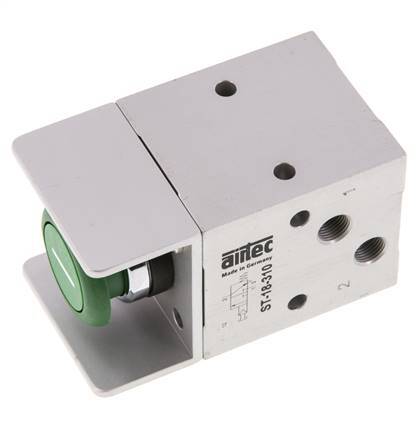 3/2 G1/8'' NC Sicherheitsknopfventil 3-10bar/42-140psi Airtec