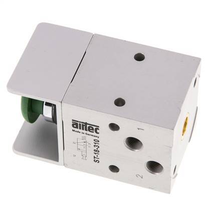 3/2 G1/8'' NC Sicherheitsknopfventil 3-10bar/42-140psi Airtec