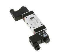 5/3 G1/8'' Center Closed Magnetventil 12V DC 3-8bar/42-112psi Airtec